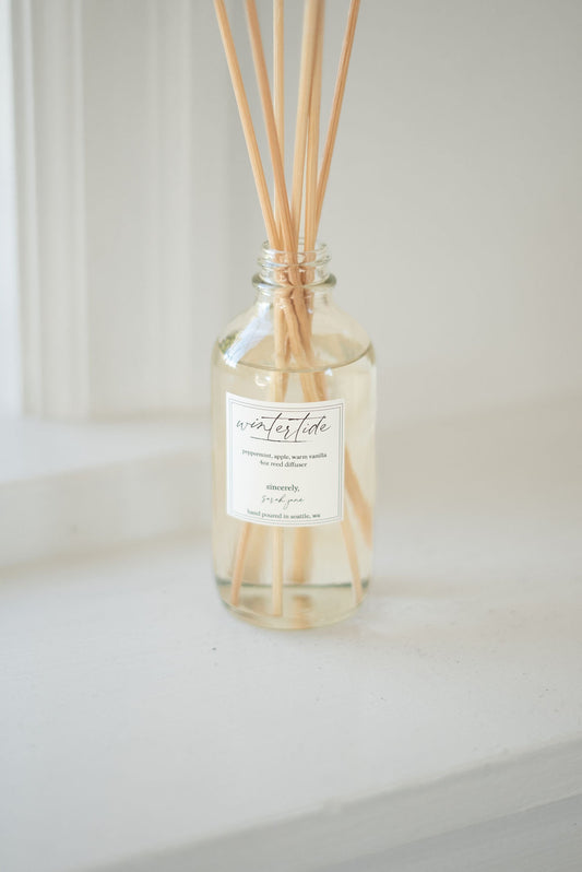 Wintertide Diffuser- Peppermint, Apple, Warm Vanilla