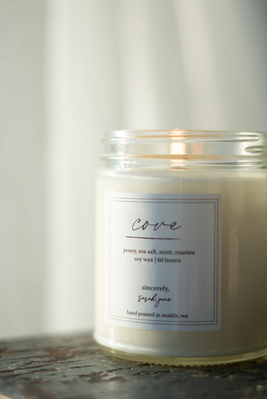 Cove - Peony and Ocean Mint