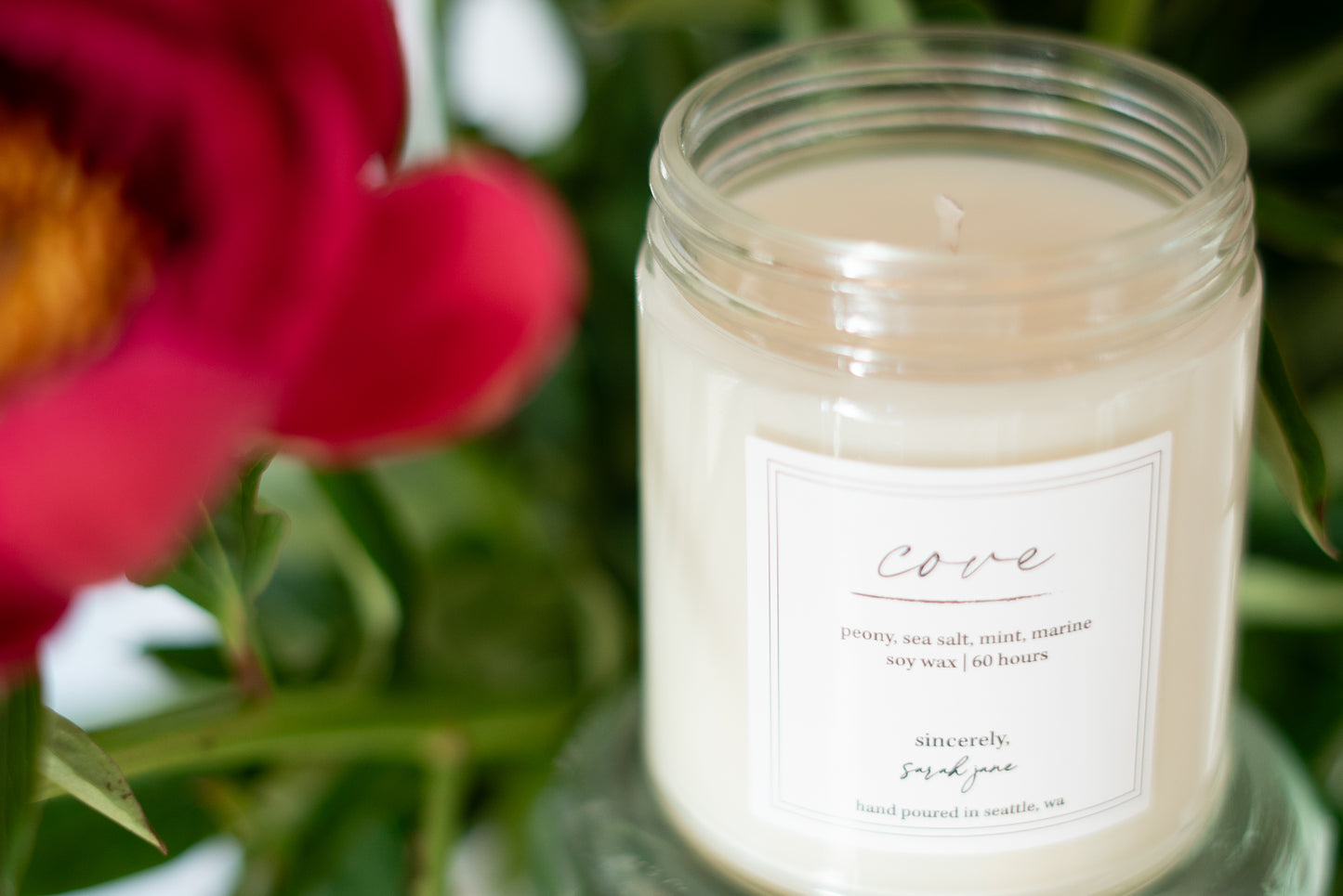 Cove - Peony and Ocean Mint