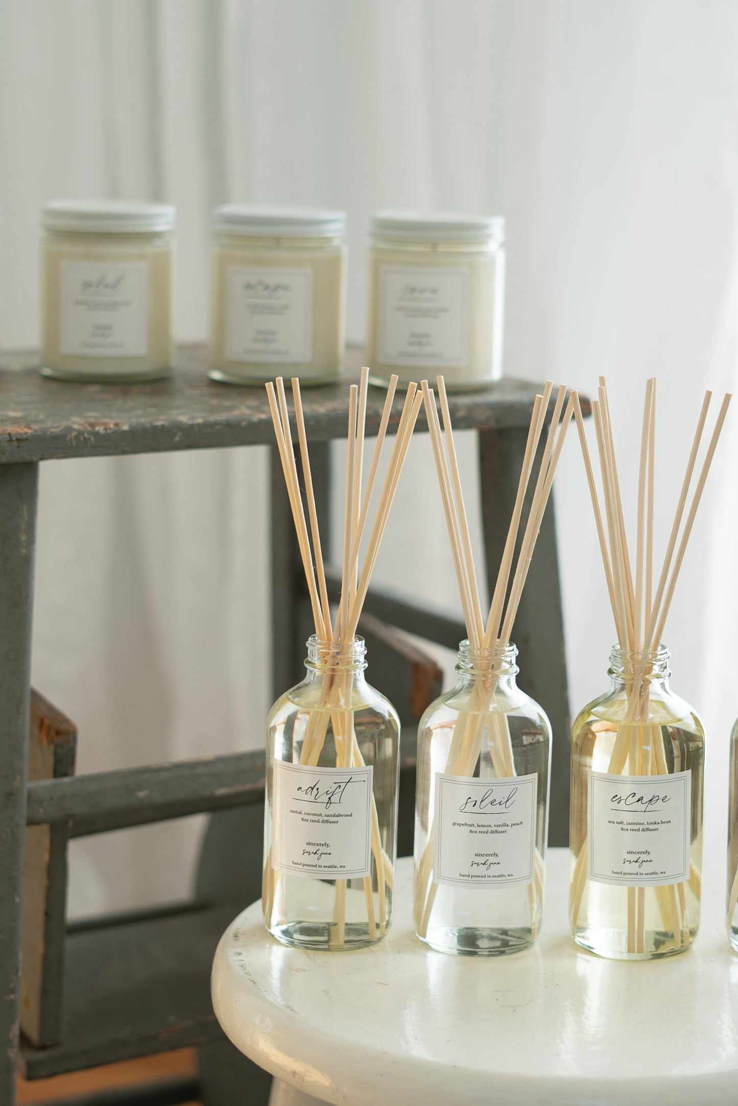 Soleil Diffuser- Grapefruit, Peach, Vanilla, Lemon