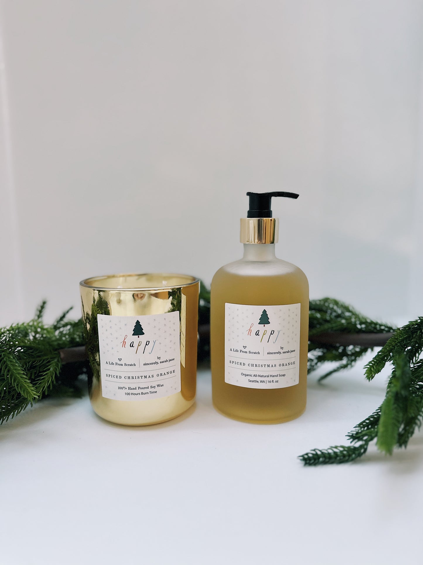 Happy Holiday - Candle and Soap