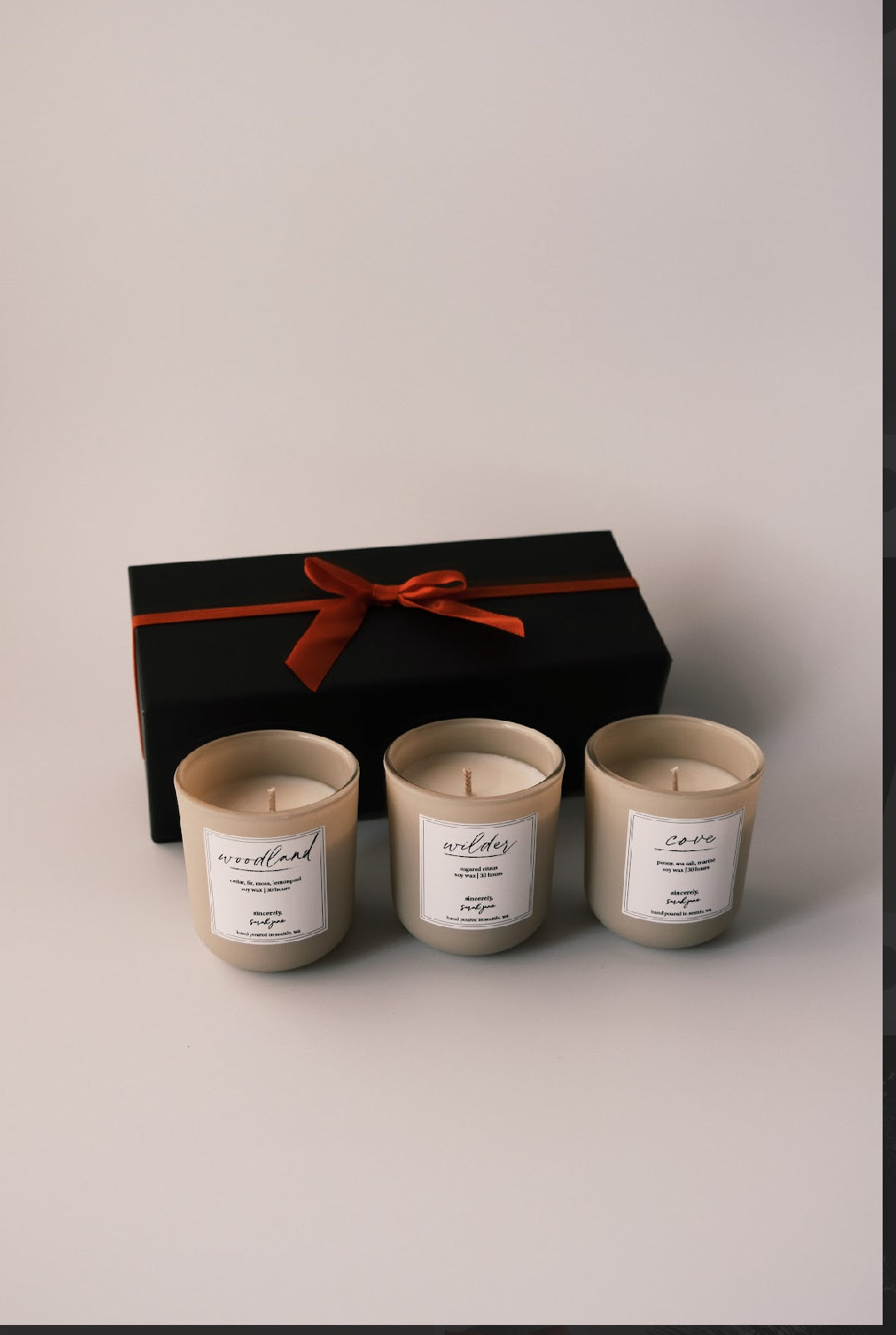 3 candle giftset
