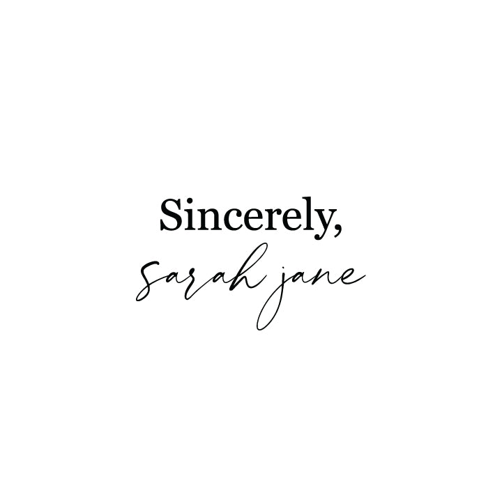 Buy SSJ Wholesale – Sincerely Sarah Jane