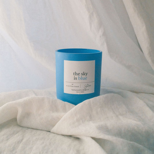 The Sky Is Blue Candle - Lavender & Sandalwood