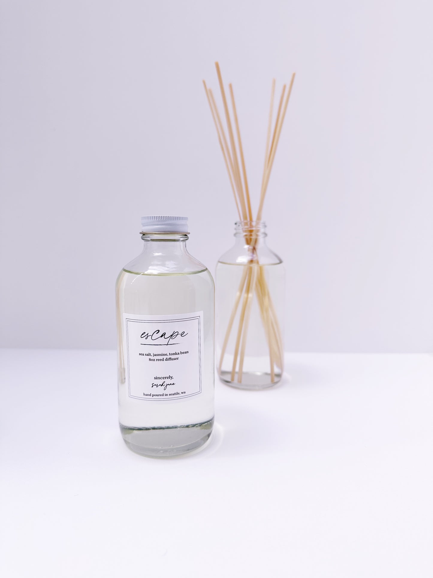 Escape Diffuser- Sea Salt, Jasmine, Tonka Bean