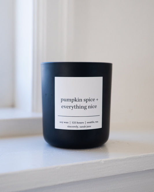 Pumpkin spice & everything nice