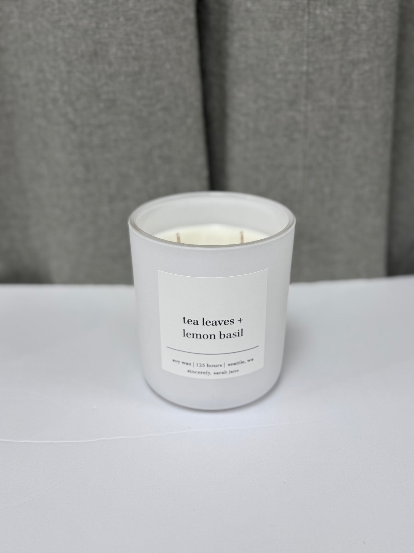 Tea Leaves + Lemon Basil