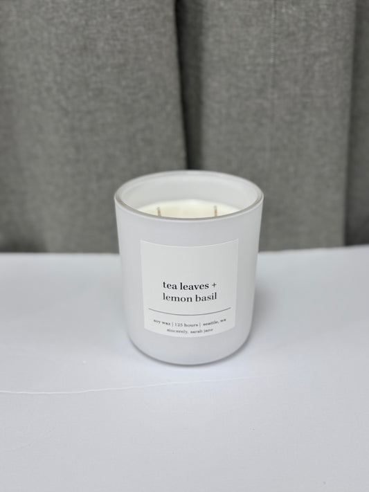 Tea Leaves + Lemon Basil