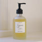Bottle of hand wash labeled 'Sincerely' on a light background