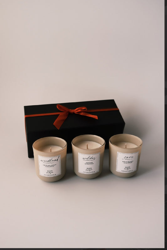 3 candle giftset