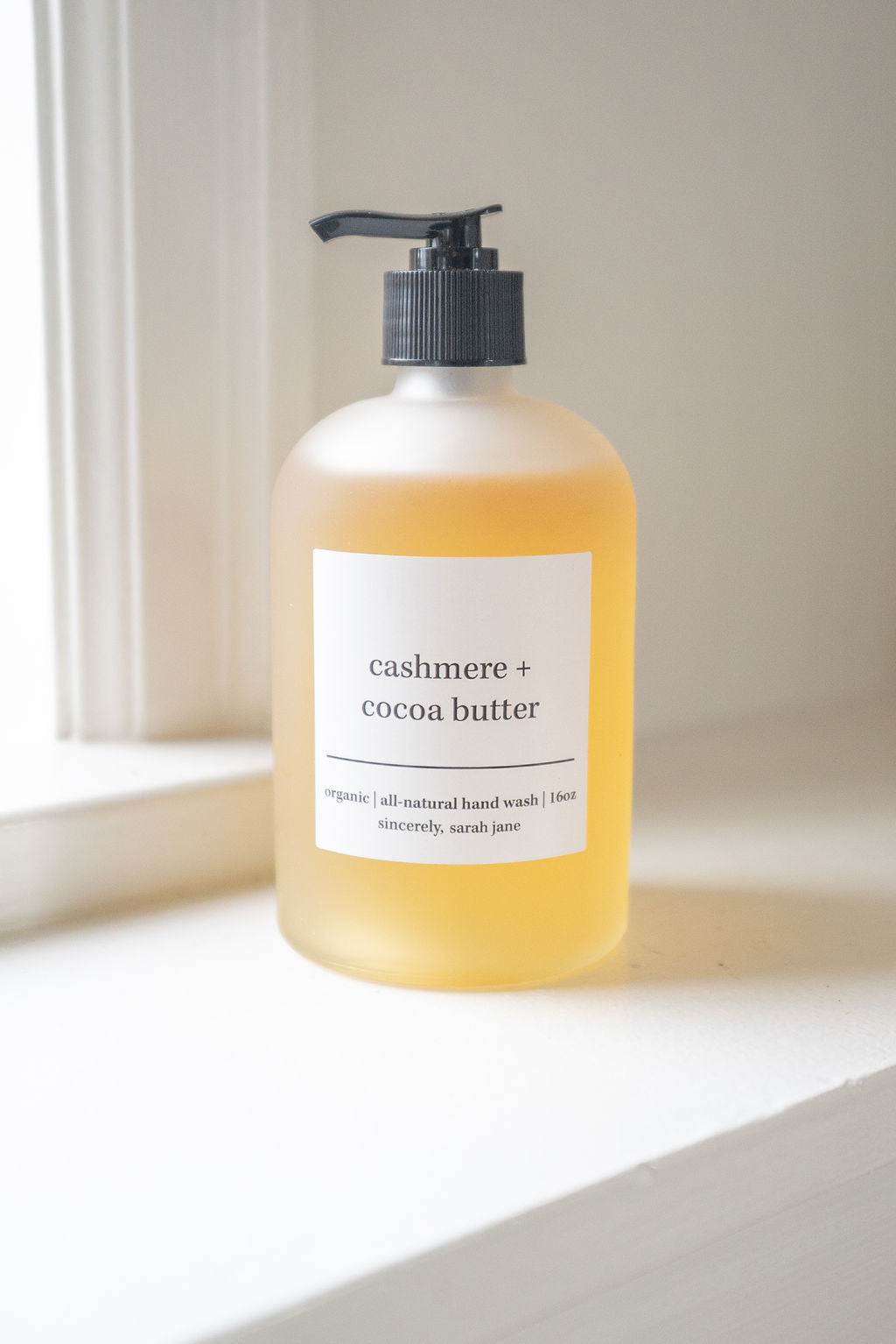 Cocoa Butter + Cashmere Organic Hand soap