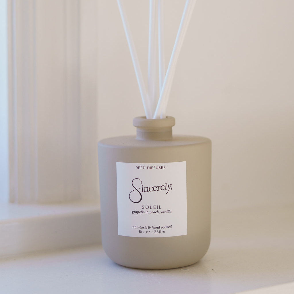 Soleil Reed Diffuser - Grapefruit, Vanilla & Peach