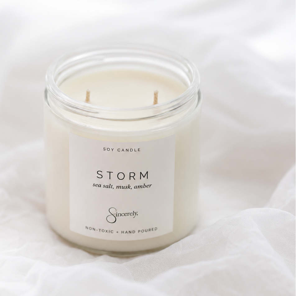 Storm Candle - Sea Salt & Musk